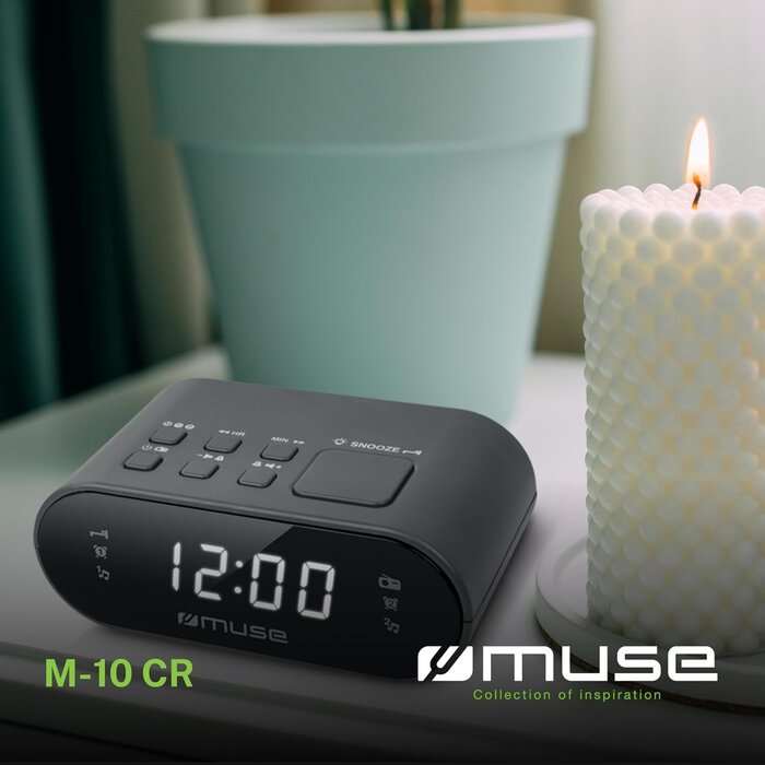DAB+ Radiowecker mit Dual-Alarm - Schwarz - bis zu 36,3 % sparen!