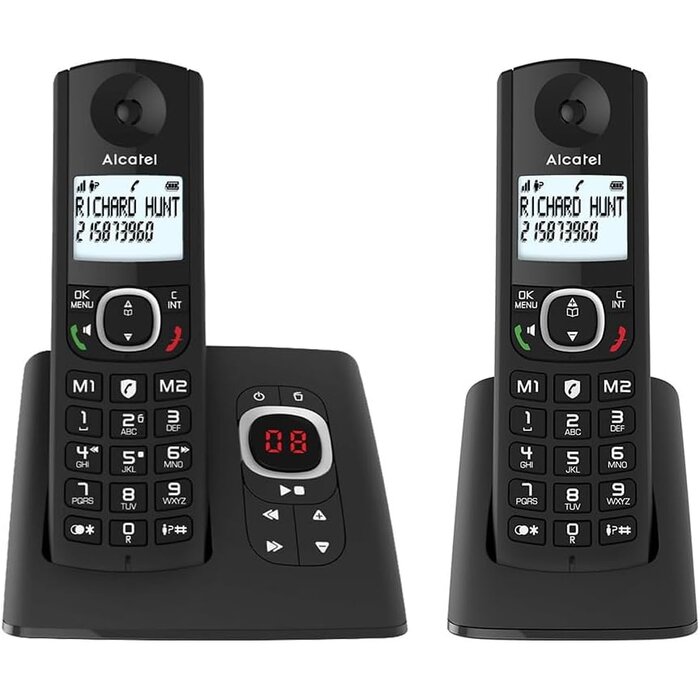 DECT-Telefon-Set mit Anrufbeantworter - 2 Mobilteile - bis zu 38,9% Rabatt