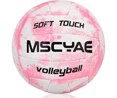 Volleyball Größe 5 für Indoor & Outdoor - Rosa/Weiß | bis zu 38% Rabatt