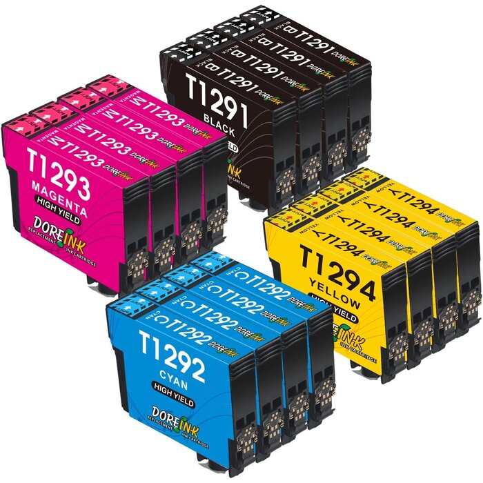 16x Druckerpatronen-Set kompatibel zu Epson T1295 - bis zu 33,1% Rabatt
