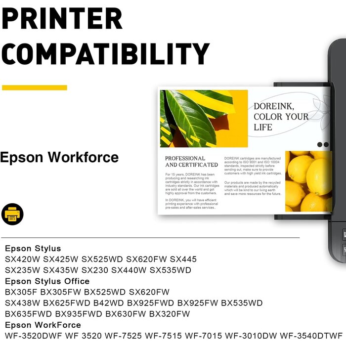16x Druckerpatronen-Set kompatibel zu Epson T1295 - bis zu 33,1% Rabatt