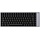 Ultra-flache mechanische Tastatur QWERTZ Aluminium - bis zu 40,6% Rabatt
