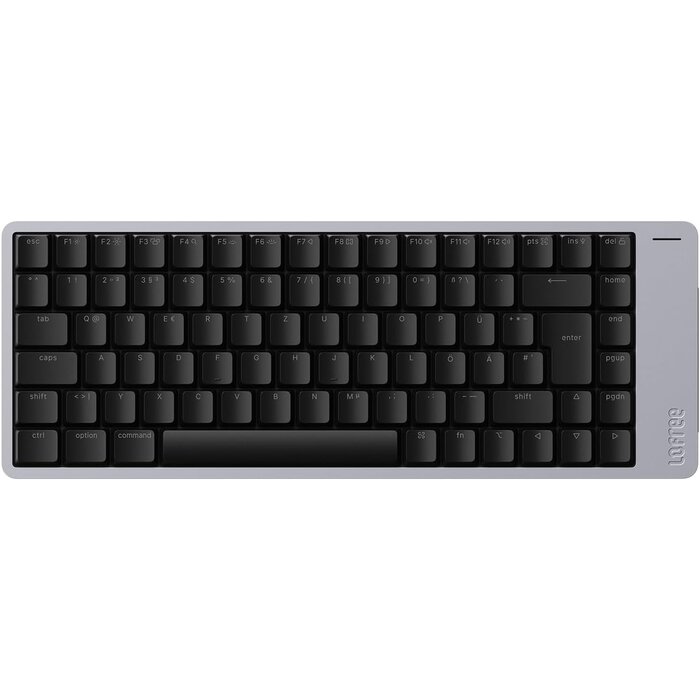 Ultra-flache mechanische Tastatur QWERTZ Aluminium - bis zu 40,6% Rabatt