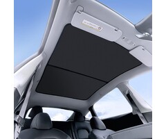 Showev Sonnenschutz für Tesla Model Y - 2-teilig - Schwarz/Silber - bis zu 43,6% Rabatt