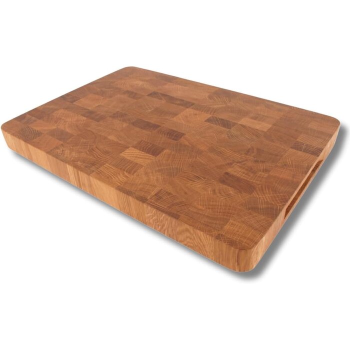 Massives Eichen-Hirnholz Schneidebrett 50x35cm - jetzt bis zu 35,9% sparen