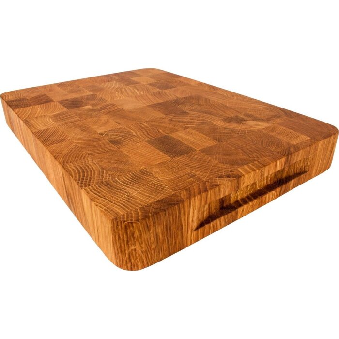 Massives Eichen-Hirnholz Schneidebrett 50x35cm - jetzt bis zu 35,9% sparen