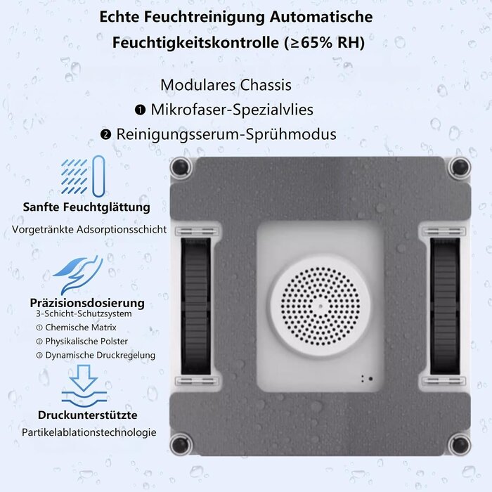 Automatischer Fensterputzroboter mit Doppelsprühfunktion - bis zu 36,2% Rabatt