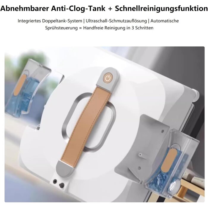 Automatischer Fensterputzroboter mit Doppelsprühfunktion - bis zu 36,2% Rabatt
