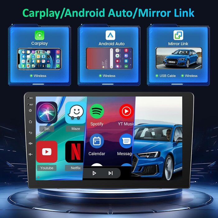 Android Autoradio für Mercedes Viano & Vito - 9 Zoll - Bis zu 36,4% Rabatt