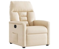Vidaxl Verstellbarer Relaxsessel Beige mit Getränkehaltern - bis zu 47% sparen!