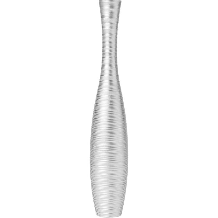 Moderne Bodenvase, Silber, 65 cm, Handgefertigt - bis zu 39,6% reduziert