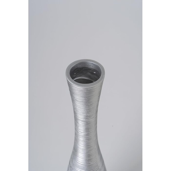 Moderne Bodenvase, Silber, 65 cm, Handgefertigt - bis zu 39,6% reduziert