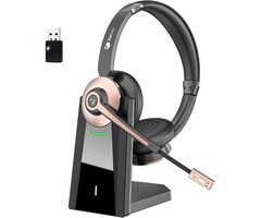 Kabelloses Over-Ear Bluetooth-Headset in Rosegold - bis zu 44% sparen