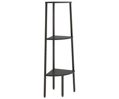 Vidaxl Eckregal mit 3 Ablagen, 45,5x31,5x120 cm - bis zu 39% sparen