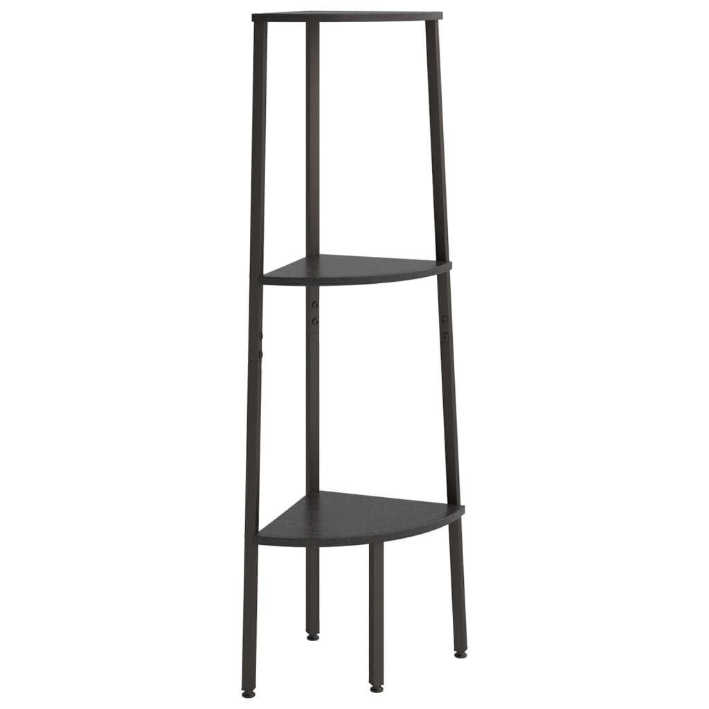 Eckregal mit 3 Ablagen, 45,5x31,5x120 cm - bis zu 32,7% Rabatt