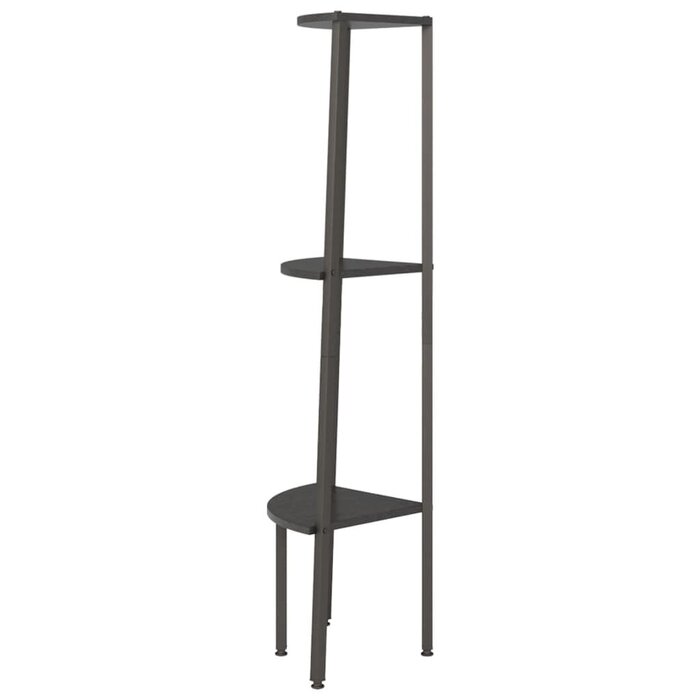 Eckregal mit 3 Ablagen, 45,5x31,5x120 cm - bis zu 32,7% Rabatt