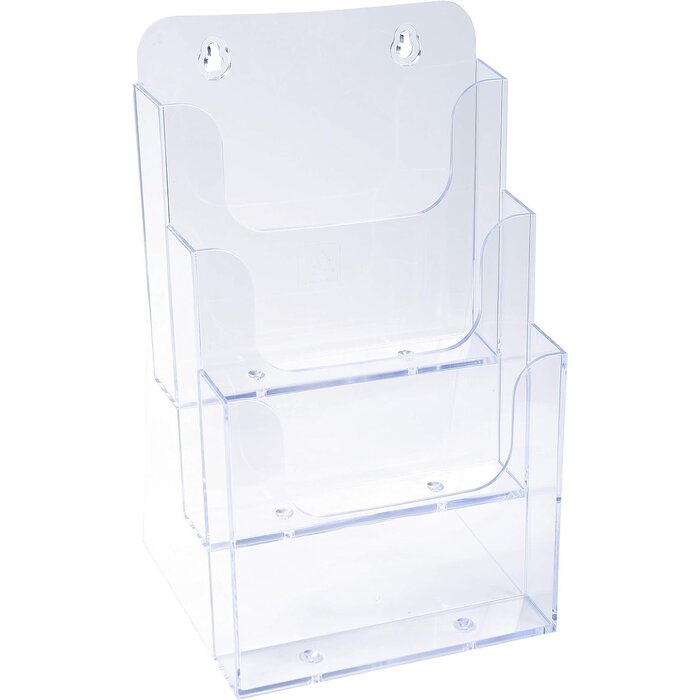 Büro-Displayständer, kristallklar, 15,5x18x28cm - bis zu 32,9 % reduziert