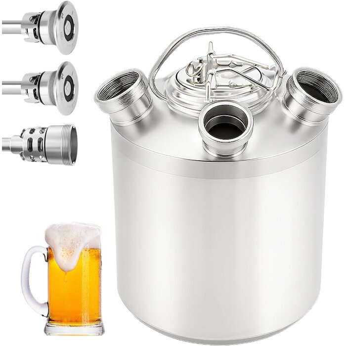 Bierreinigungsbehälter 10L Edelstahl - jetzt bis zu 36% Rabatt sichern