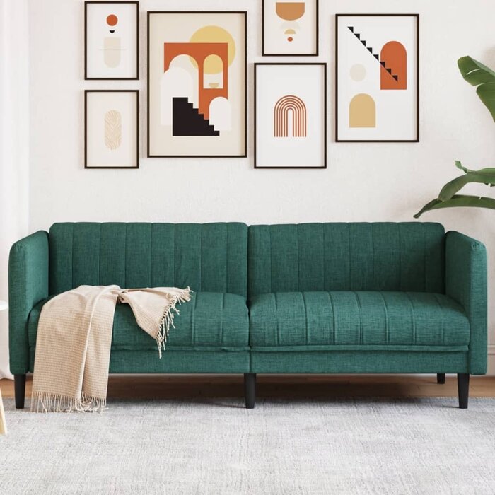 3-Sitzer Sofa Dunkelgrün, 193 cm - Jetzt bis zu 41% günstiger im Outlet