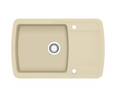 Vidaxl Granit-Küchenspüle Beige 780x500mm Einzelbecken - bis zu 47% sparen!