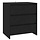 Minimalistisches Sideboard Schwarz 70x41x75 cm - Outlet bis zu 39,9% reduziert