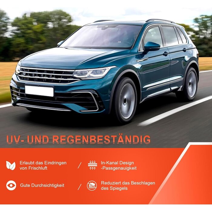Windabweiser Set für VW Tiguan 5-Türer (2016-2023) - bis zu 39,6 % sparen