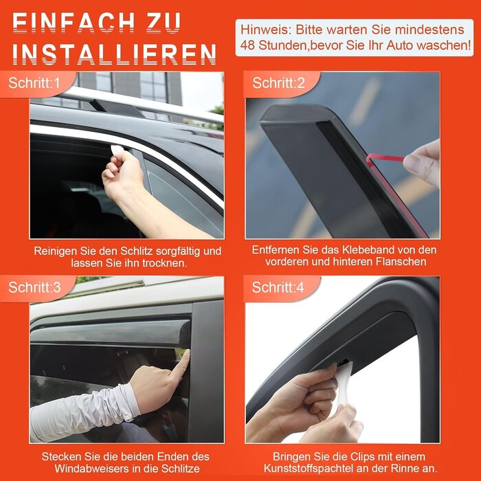 Windabweiser Set für VW Tiguan 5-Türer (2016-2023) - bis zu 39,6 % sparen