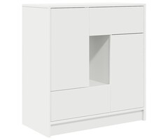 Vidaxl Weißes Sideboard mit 2 Türen & 2 Schubladen - bis zu 46% günstiger