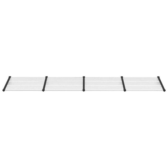 Großes Türvordach 396x90 cm Polycarbonat - Jetzt bis zu 40,6% günstiger