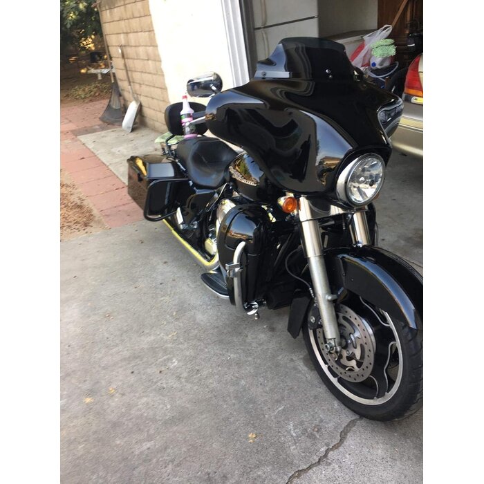 Belüftete Beinschilde für Touring Bikes - Vivid Black - bis zu 36,3 % sparen