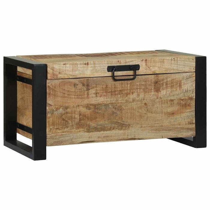 Aufbewahrungskiste Mangoholz, 60x30cm, Braun - bis zu 40,4% Rabatt