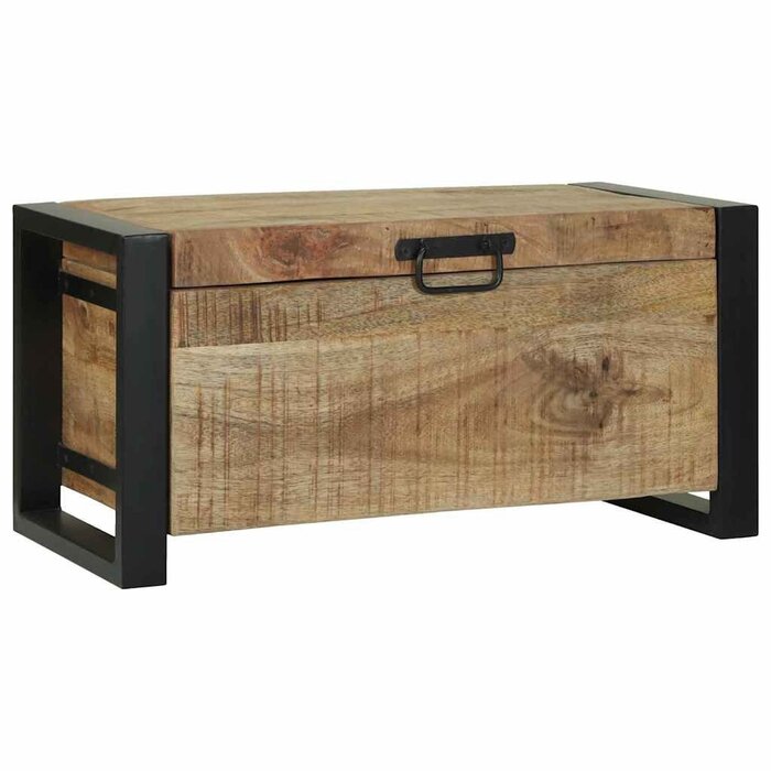 Aufbewahrungskiste Mangoholz, 60x30cm, Braun - bis zu 40,4% Rabatt