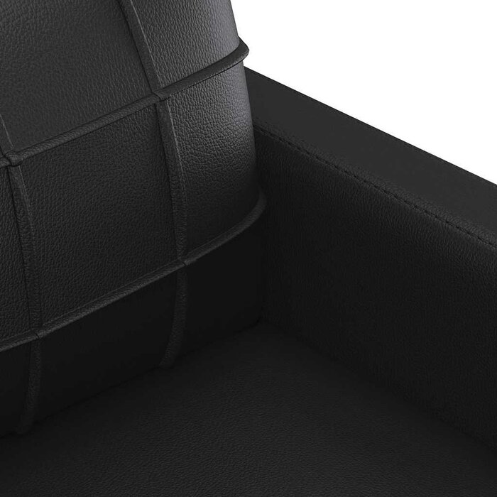 Modernes 2-Sitzer Sofa aus Kunstleder, 120 cm - bis zu 40,8% sparen