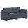 Luxuriöses Loveseat Sofa 140 cm in Dunkelgrau - Outlet-Preis bis zu 41% sparen