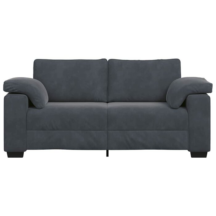 Luxuriöses Loveseat Sofa 140 cm in Dunkelgrau - Outlet-Preis bis zu 41% sparen