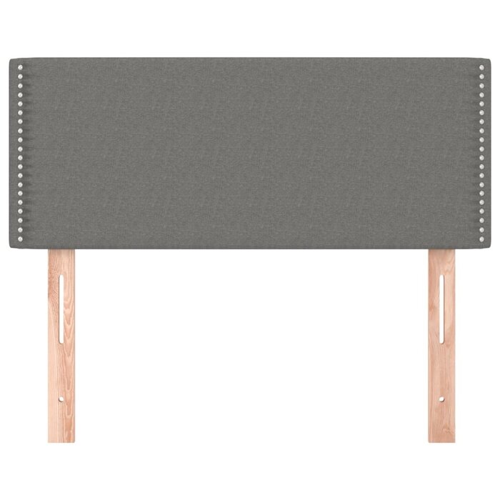 Vidaxl Stilvolles Bettkopfteil 100cm Dunkelgrau - Outlet Schnäppchen bis zu 69% Rabatt