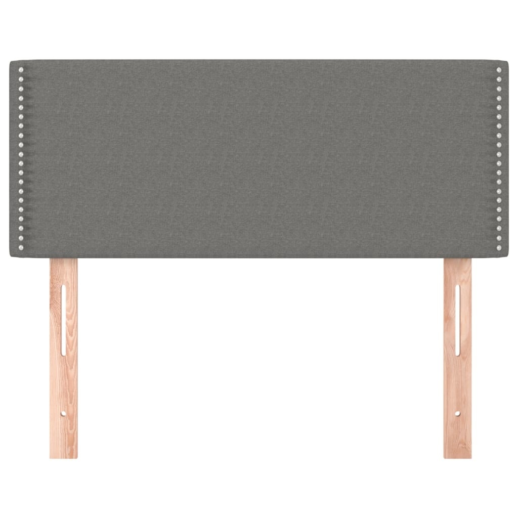 Vidaxl Stilvolles Bettkopfteil 100cm Dunkelgrau - Outlet Schnäppchen bis zu 69% Rabatt