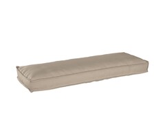 Vidaxl Palettenkissen Gartenbank 120x40cm, Taupe - Jetzt bis zu 44% sparen