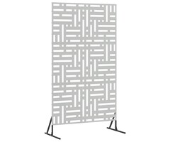 Vidaxl Sichtschutzwand aus Stahl Grau 100x50x180 cm - bis zu 46% Rabatt