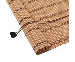 Vidaxl Bambus-Rollo 120 x 220 cm - Lichtbraun - Jetzt bis zu 44 % sparen!