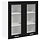 Hängeschrank Riga Schwarz Eiche 80x80cm - Outlet bis zu 39,8% Rabatt