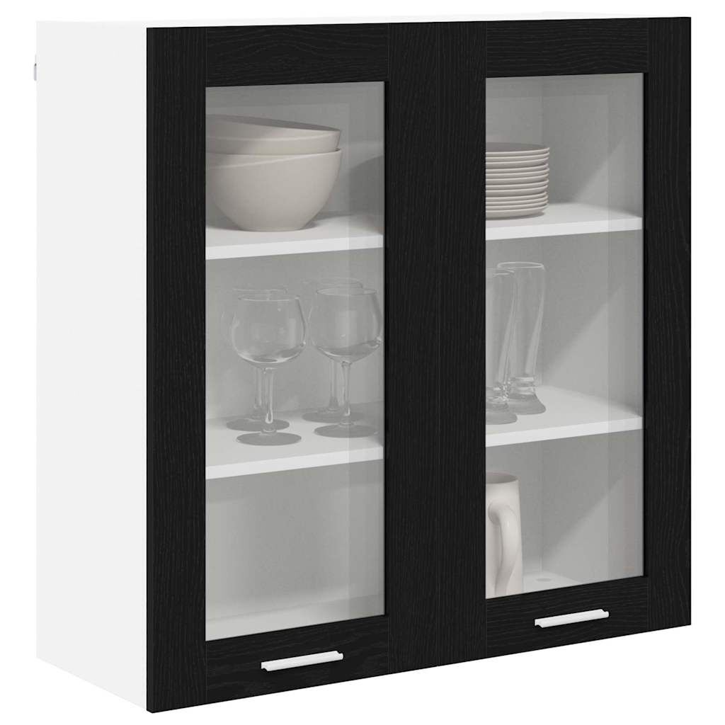 Hängeschrank Riga Schwarz Eiche 80x80cm - Outlet bis zu 39,8% Rabatt