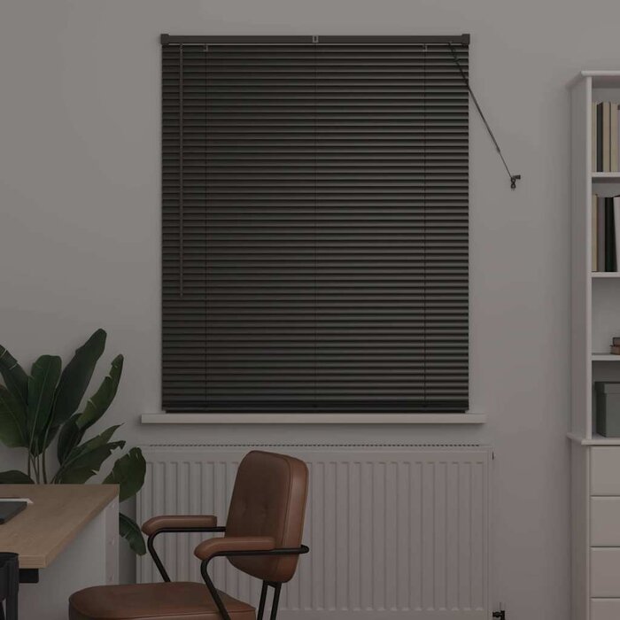 Vidaxl Aluminium-Jalousie Schwarz 100x175 cm - Jetzt bis zu 67% Rabatt sichern