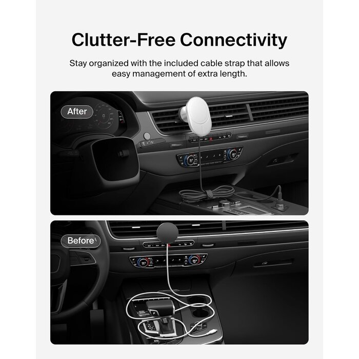 Qi2 Magnetisches Auto-Ladegerät 15W für iPhone 12-16 - Outlet bis zu 34% sparen