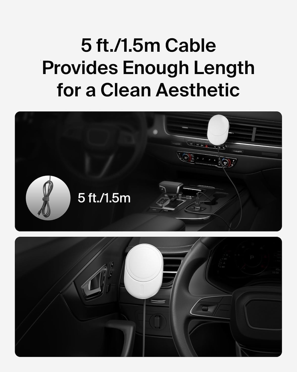 Qi2 Magnetisches Auto-Ladegerät 15W für iPhone 12-16 - Outlet bis zu 34% sparen