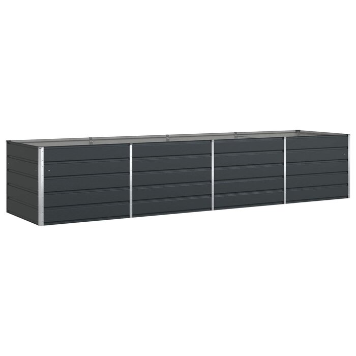 Großer Pflanzkübel Stahl Anthrazit 195x100x45cm - bis zu 40,4% Rabatt