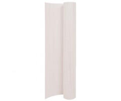Vidaxl PVC-Sichtschutz-Gartenzaun 110 x 500 cm, Weiß - jetzt bis zu 45% günstiger