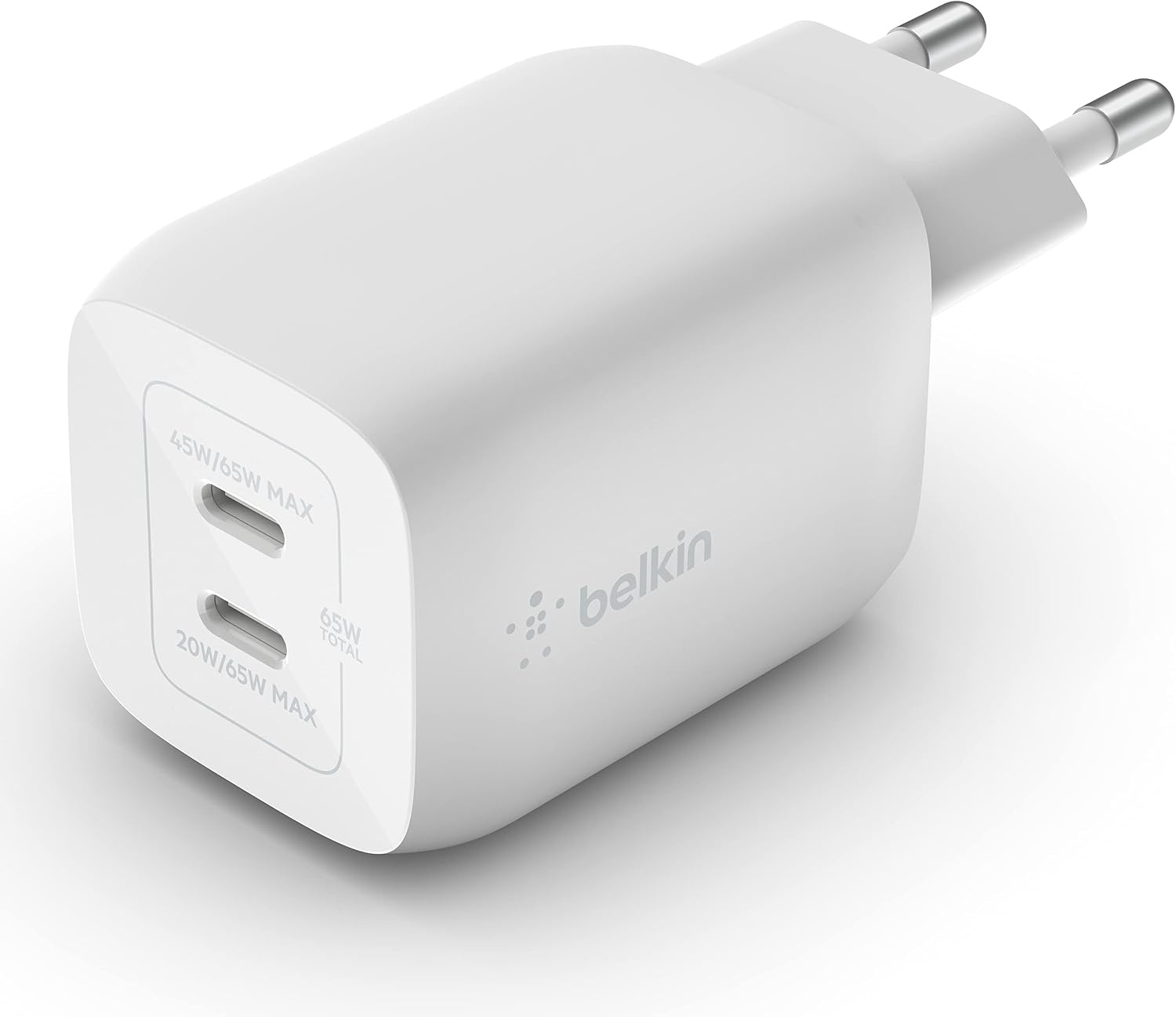 65W USB-C GaN Schnellladegerät - 2 Anschlüsse - bis zu 32,7% Rabatt