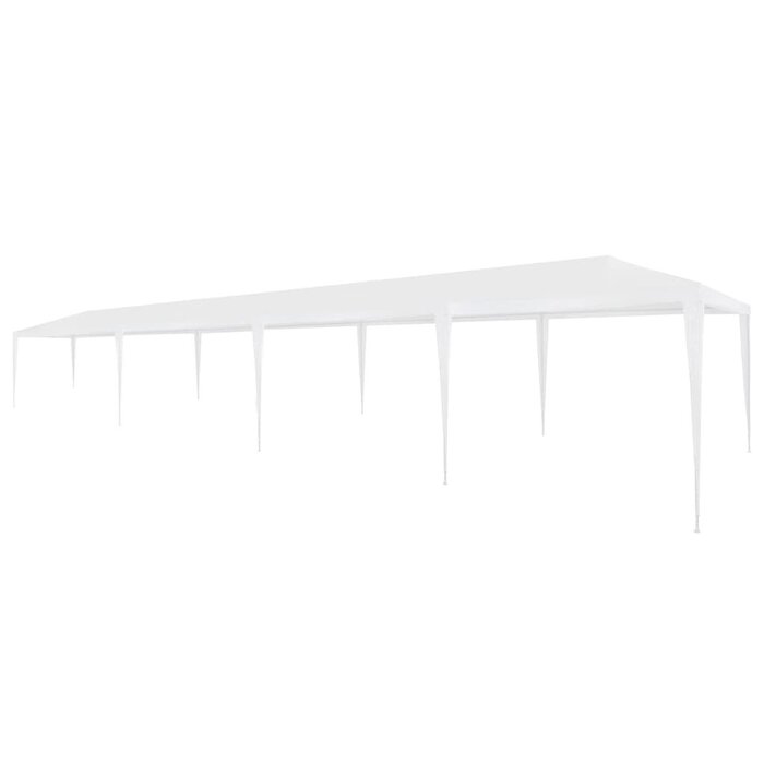 Großes Partyzelt 3 x 12 m - Weißes Gartenpavillon bis zu 40,6% Rabatt