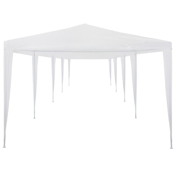 Großes Partyzelt 3 x 12 m - Weißes Gartenpavillon bis zu 40,6% Rabatt